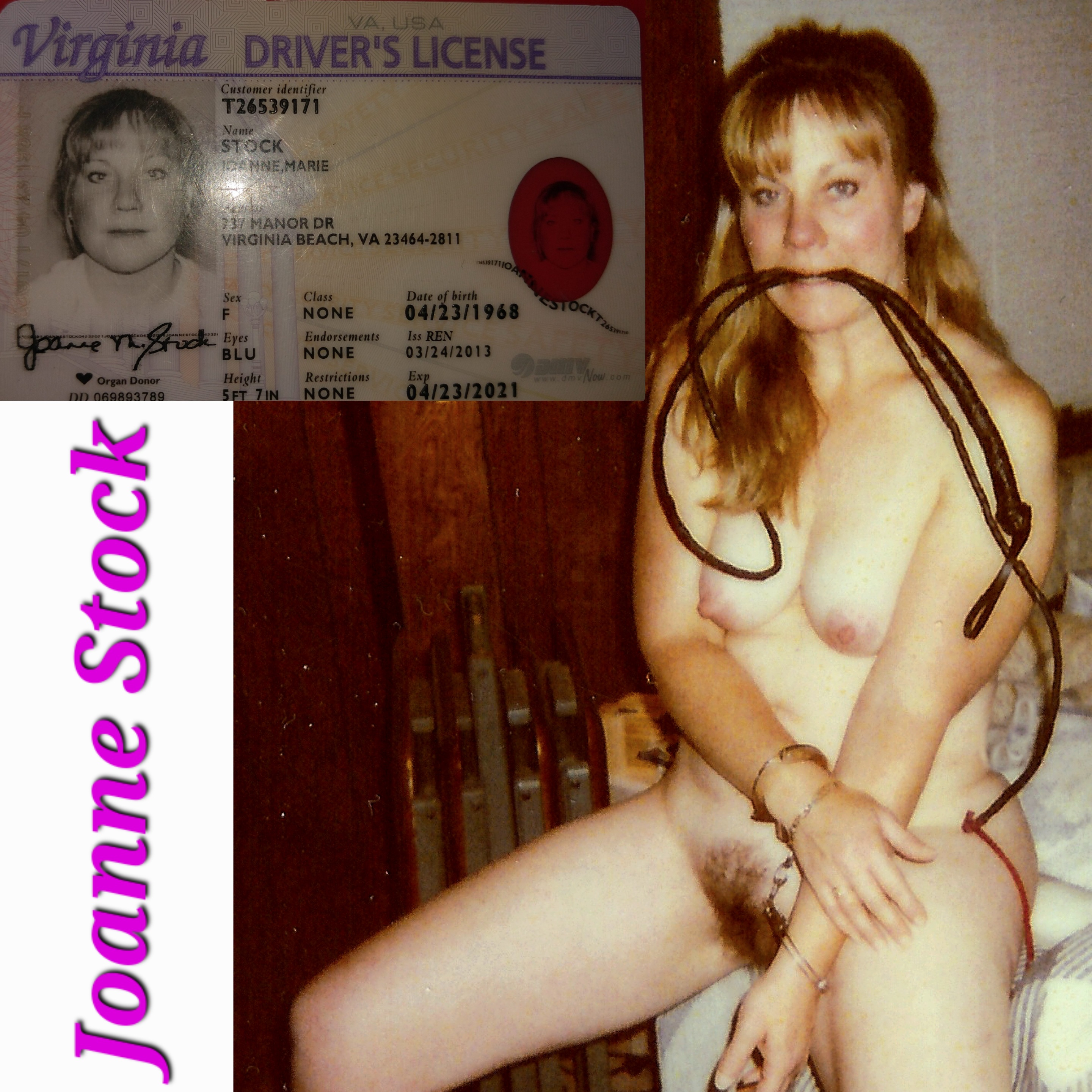 Joanne Stock Cuffed for Bull