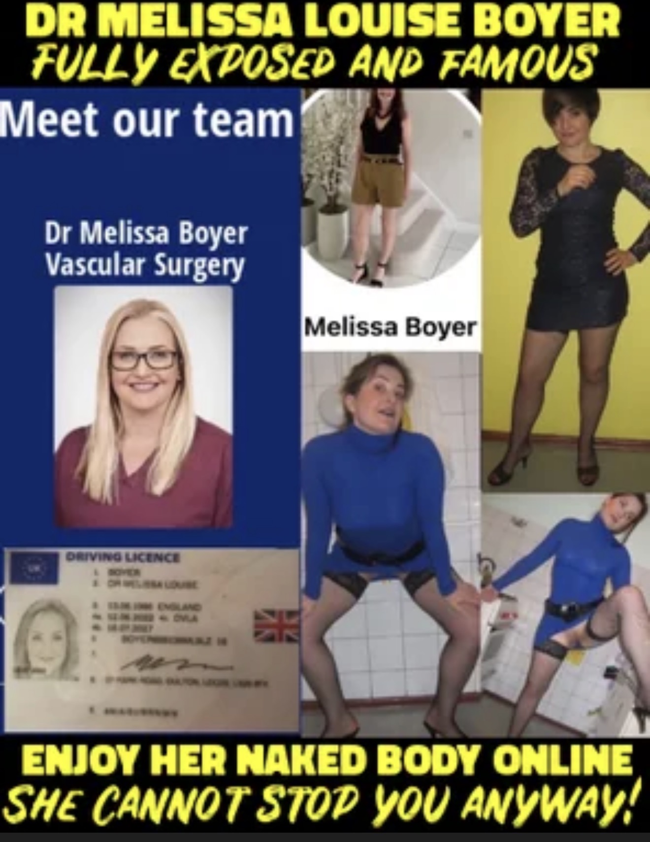 DR MELISSA LOUISE BOYER FULLY EXPOSED AND FAMOUS