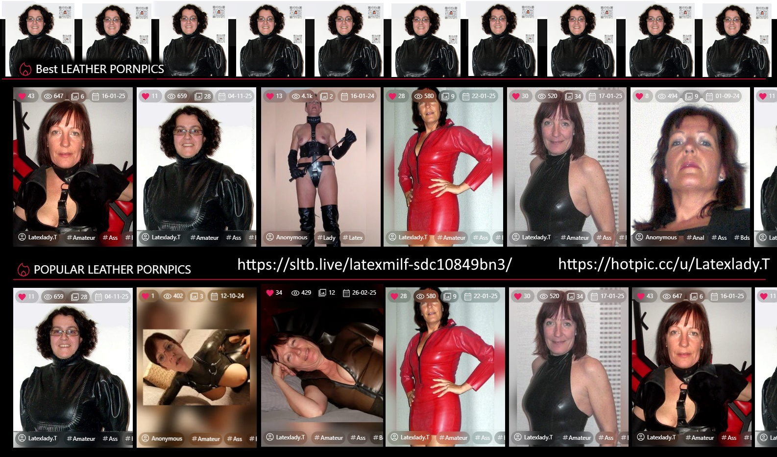 LatexladyT Latexmilf Collage3