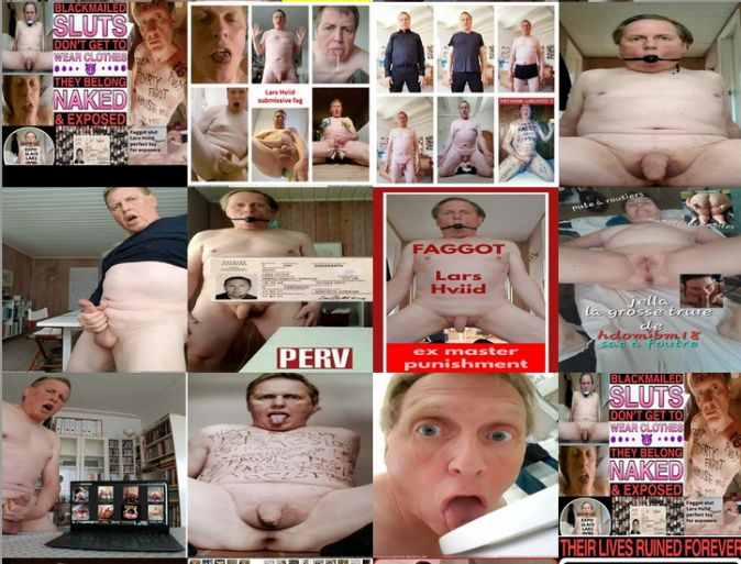 faggot Lars Hviid collage exposure