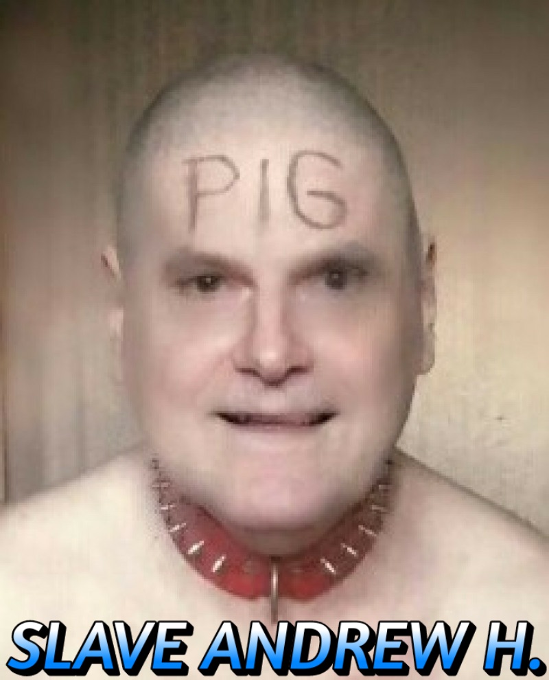 schwanzlutscher ANDREW zeigt seine geile drecksfresse