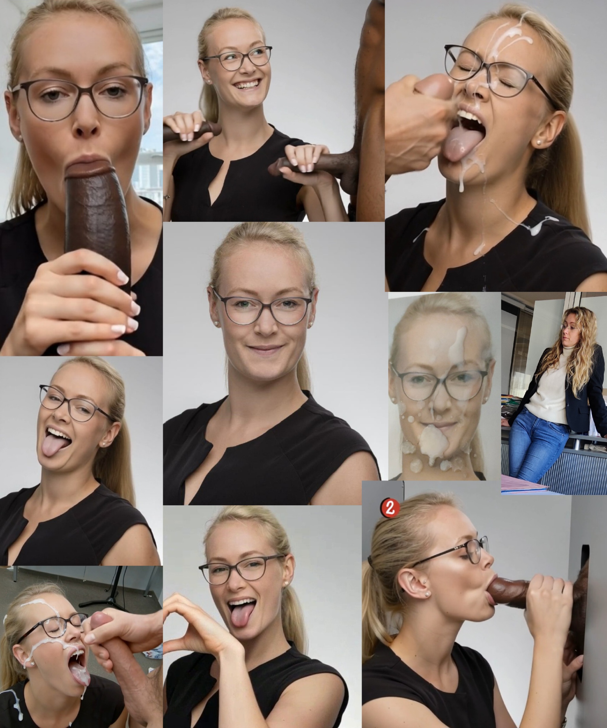 blonde fuck and cum slut Andrea