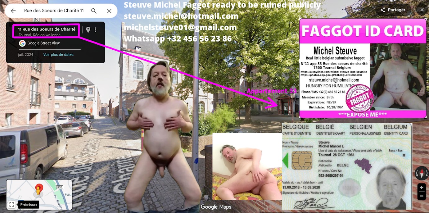 Share this faggot of Steuve Michel publicly