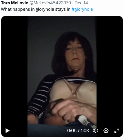 APV2 gloryhole booth Tara McLovin is failed male  Bob Sodergren sissy faggot cocksucker