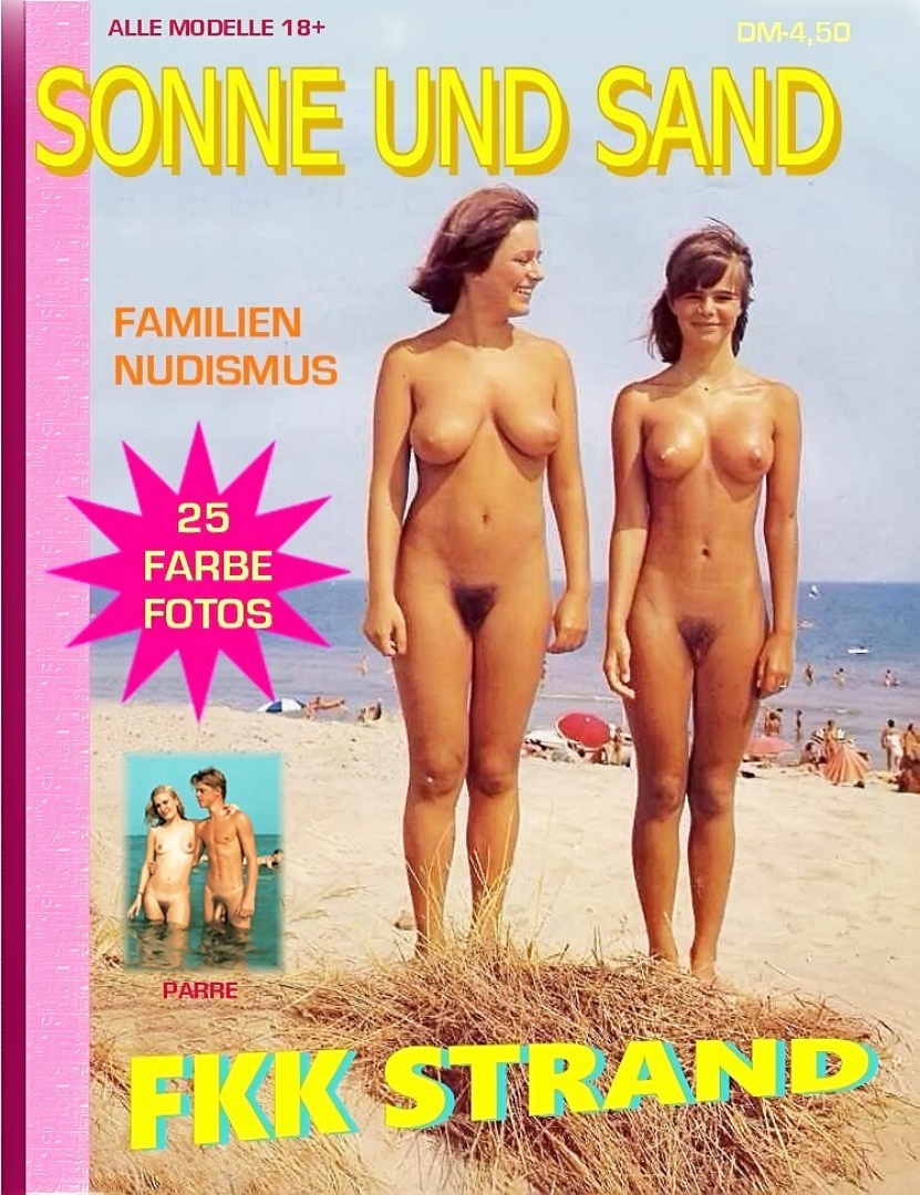 mom and daughter vintage nudist