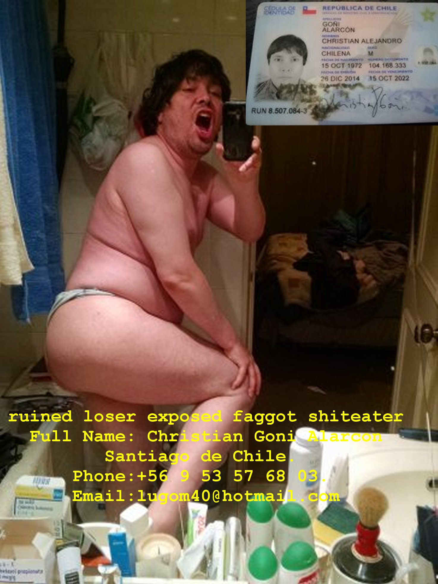 christian goni exposed faggot loser