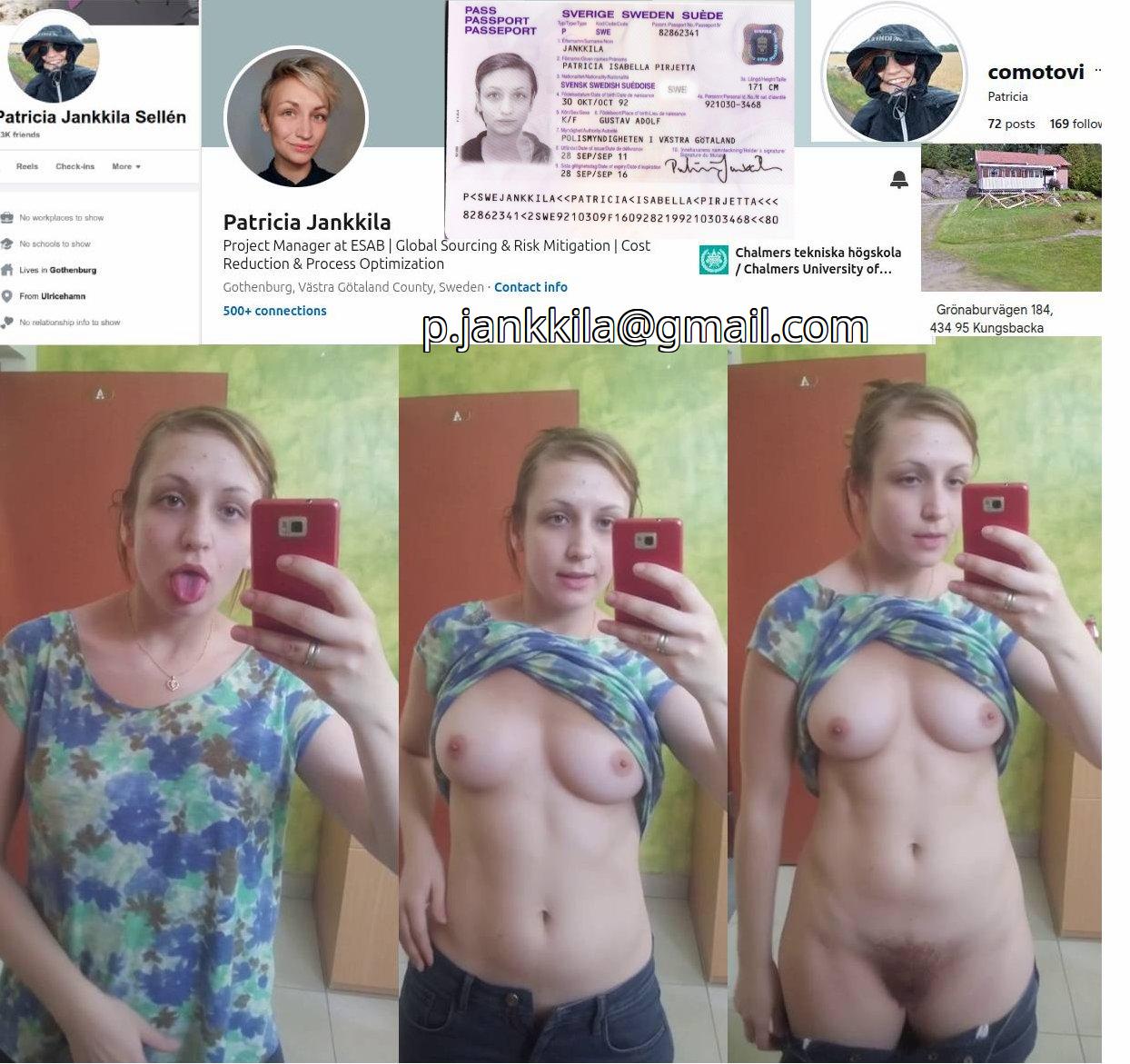 Patricia Jankkila exposed webslut from Gothenburg, Sweden