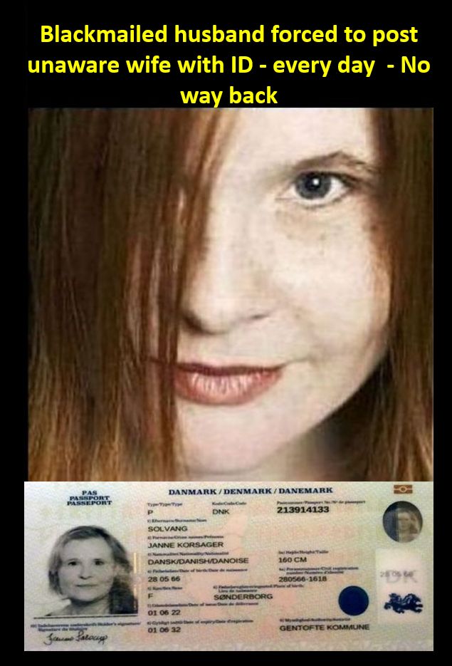 closet Faggot L has to expose his unaware wife wit ID