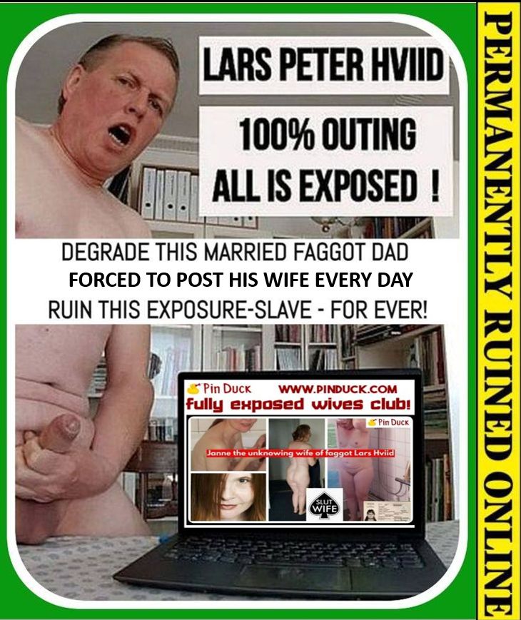 Faggot Lars Hviid and his unaware wife