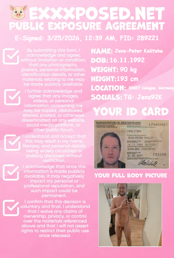 Jens Kalitzke | German Bitch