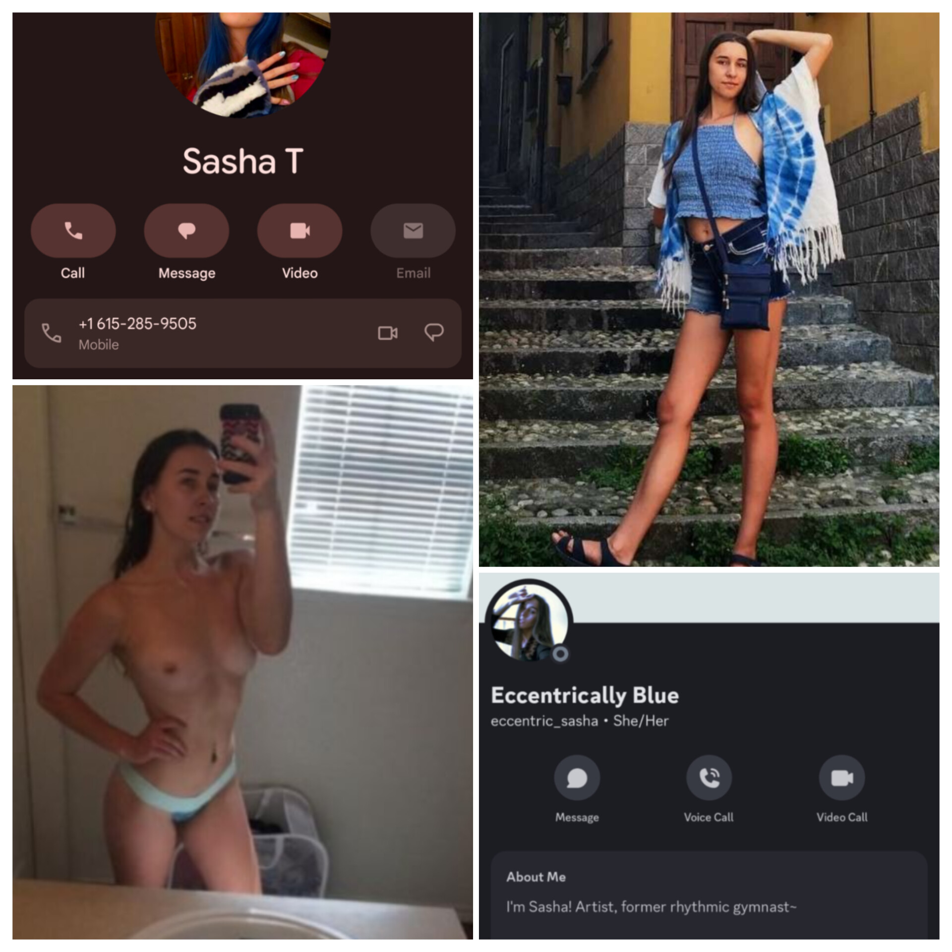Sasha Alexandria Tolkachova Exposed Webslut