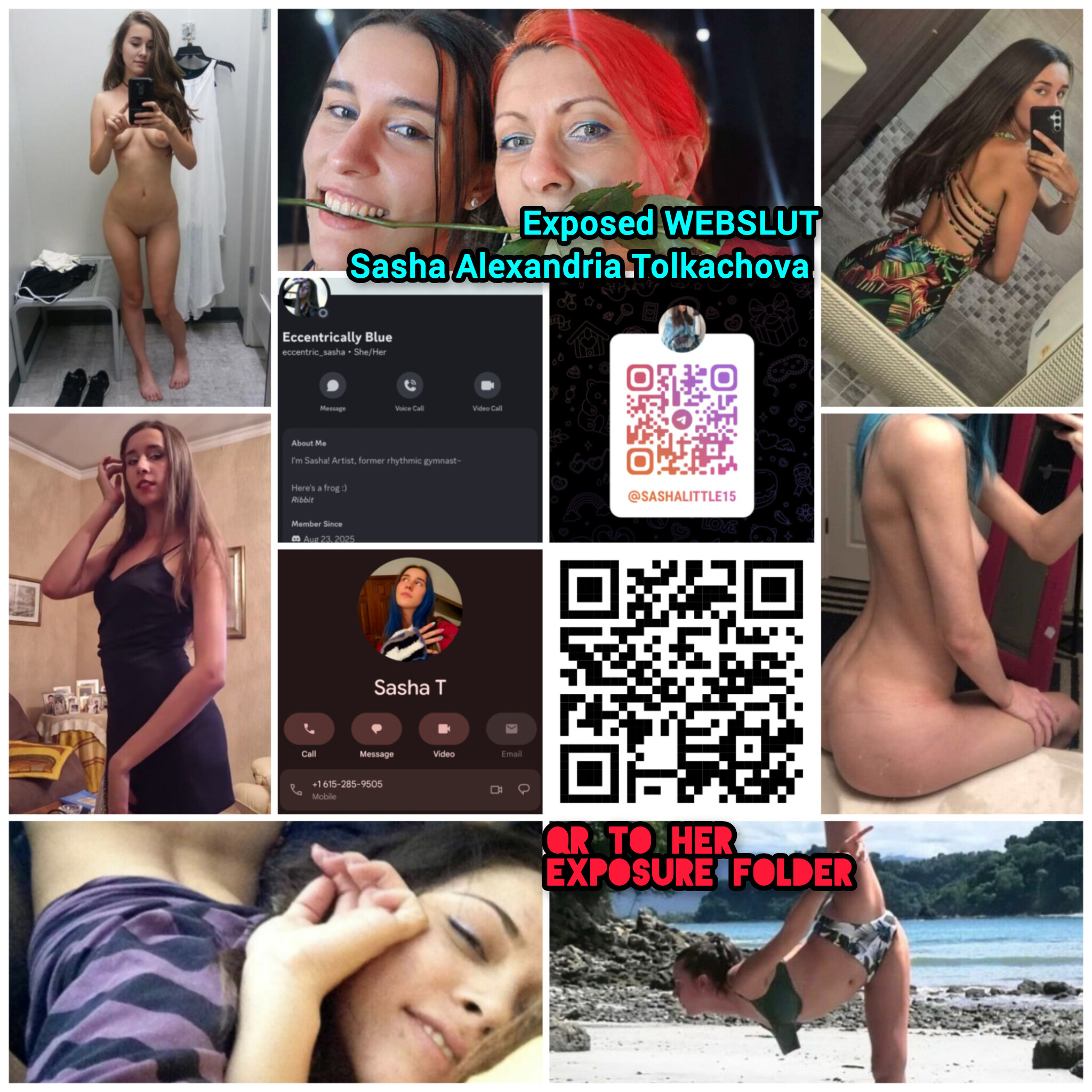 Sasha Alexandria Tolkachova Exposed Webslut