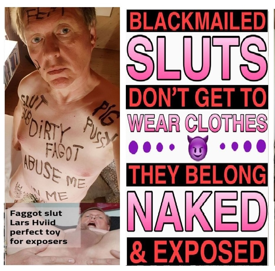 bodywriting faggot Lars Hviid exposed hard
