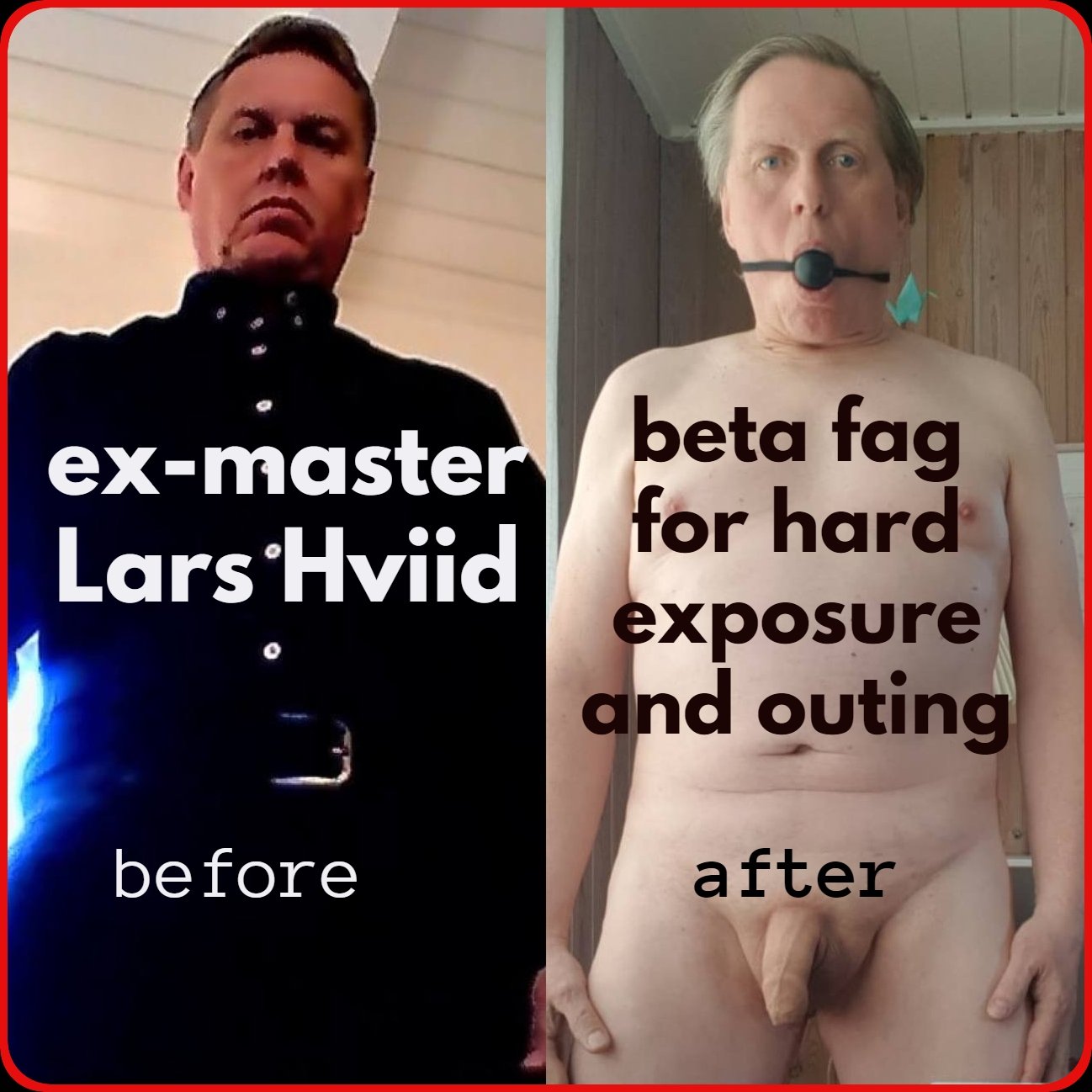 ex-master Lars Hviid exposed - now a fag