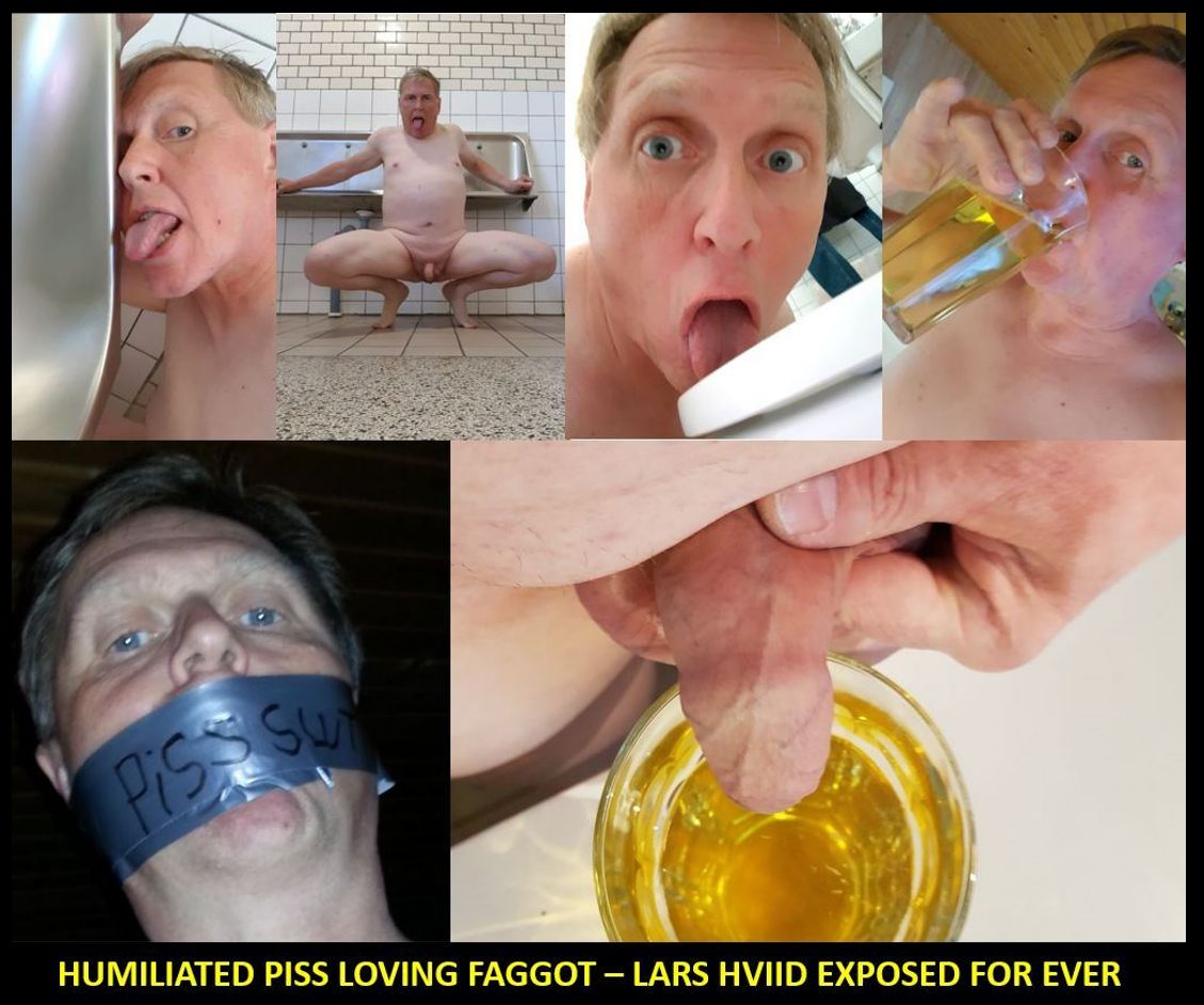 Piss toilet fag Lars Hviid exposed