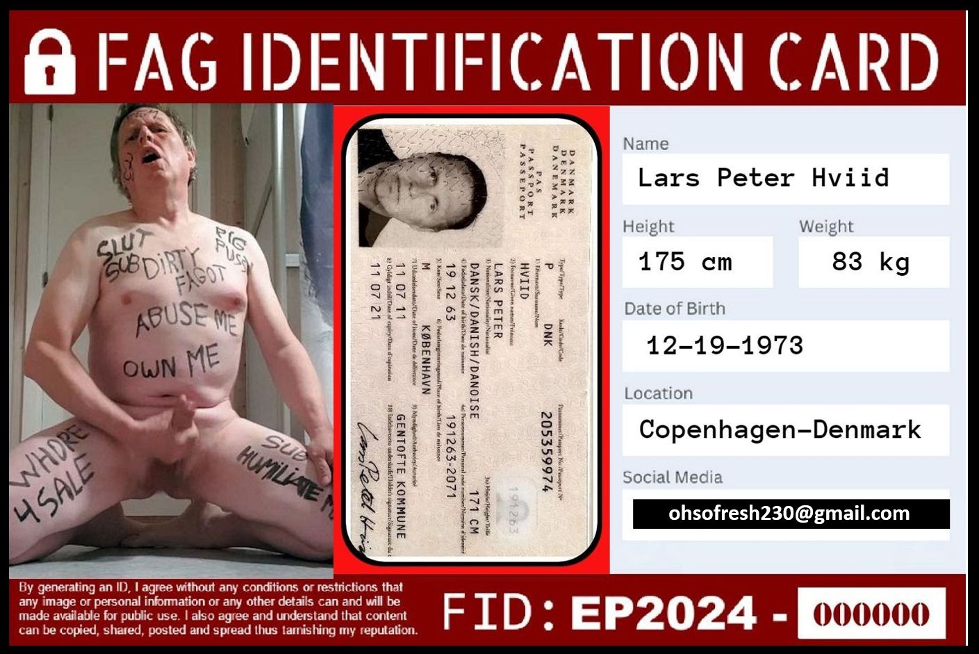 faggot ID for Lars Hviid exposed
