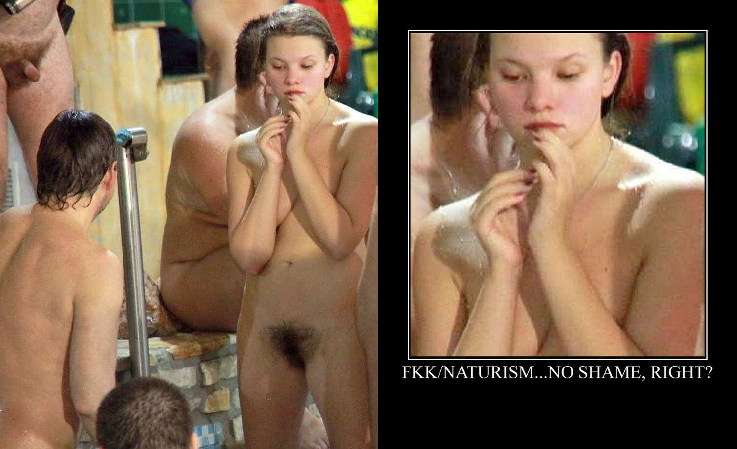When FKK Naturists Become Uncomfortable.