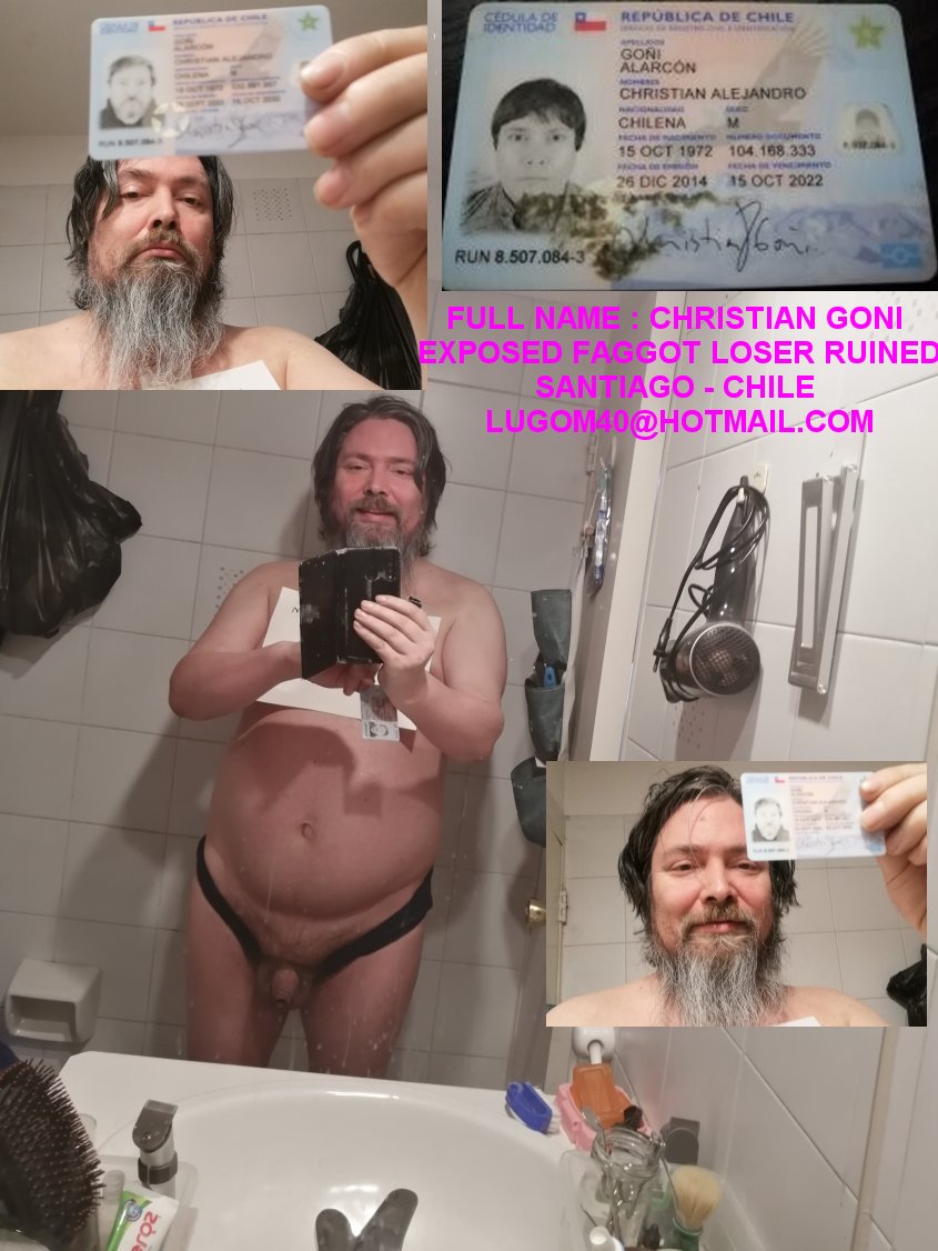christian goni exposed faggot ruined loser 2025