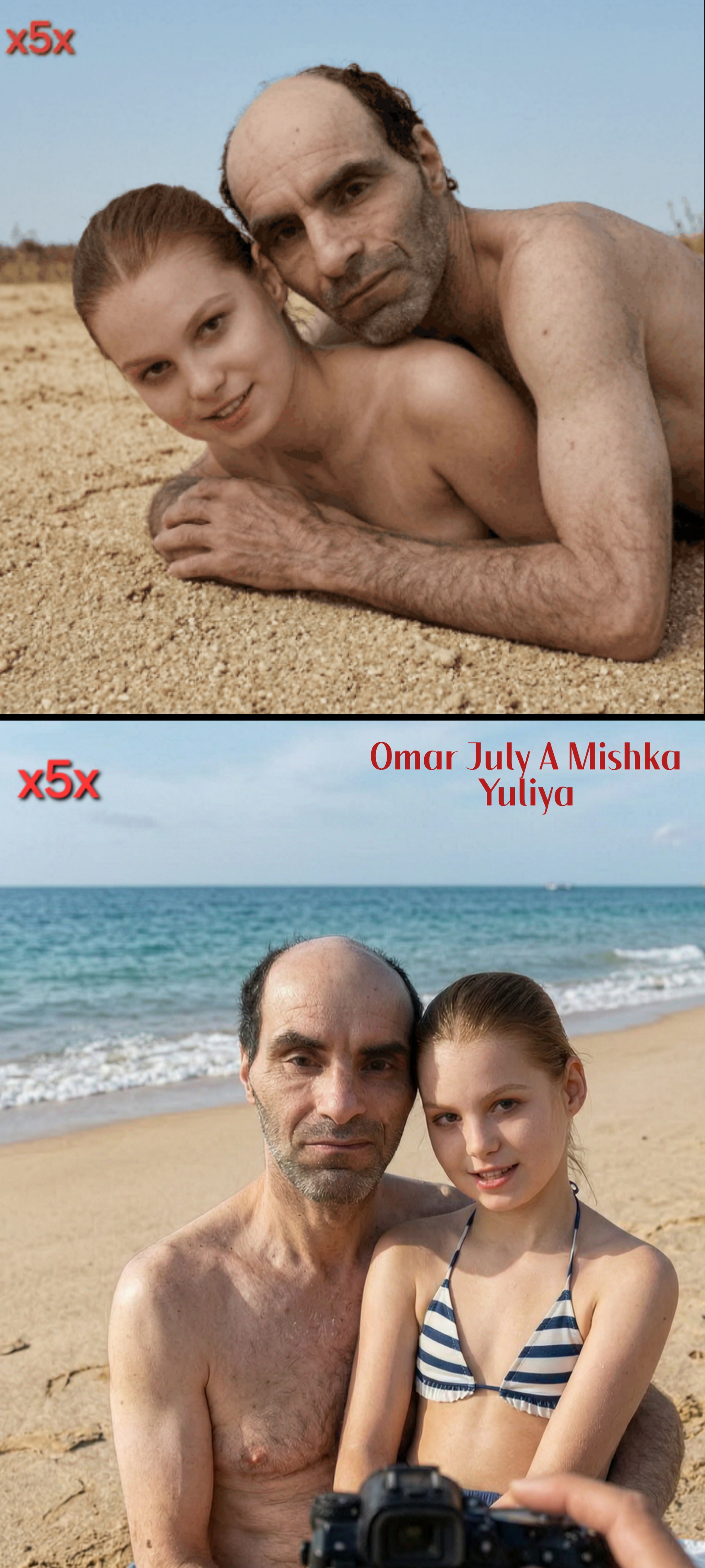 Omar July A Mishka Yuliya, photographer and model, leaked photos. 2006-2009 