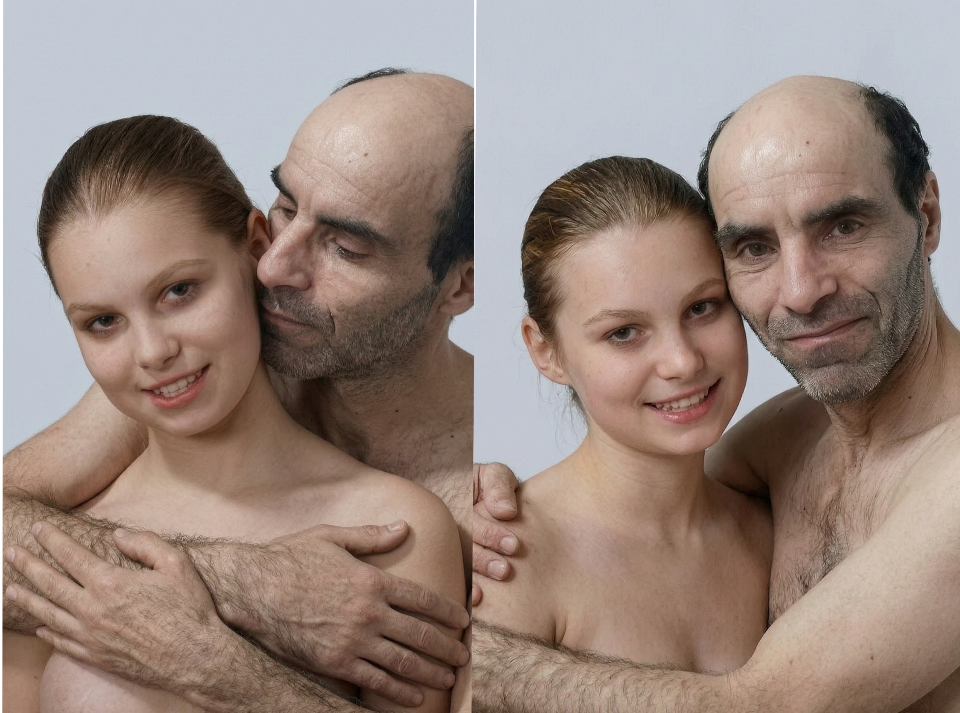 A hidden collection of approximately 100 leaked photos of Omar July A. Mishka Yuliya, photographer a