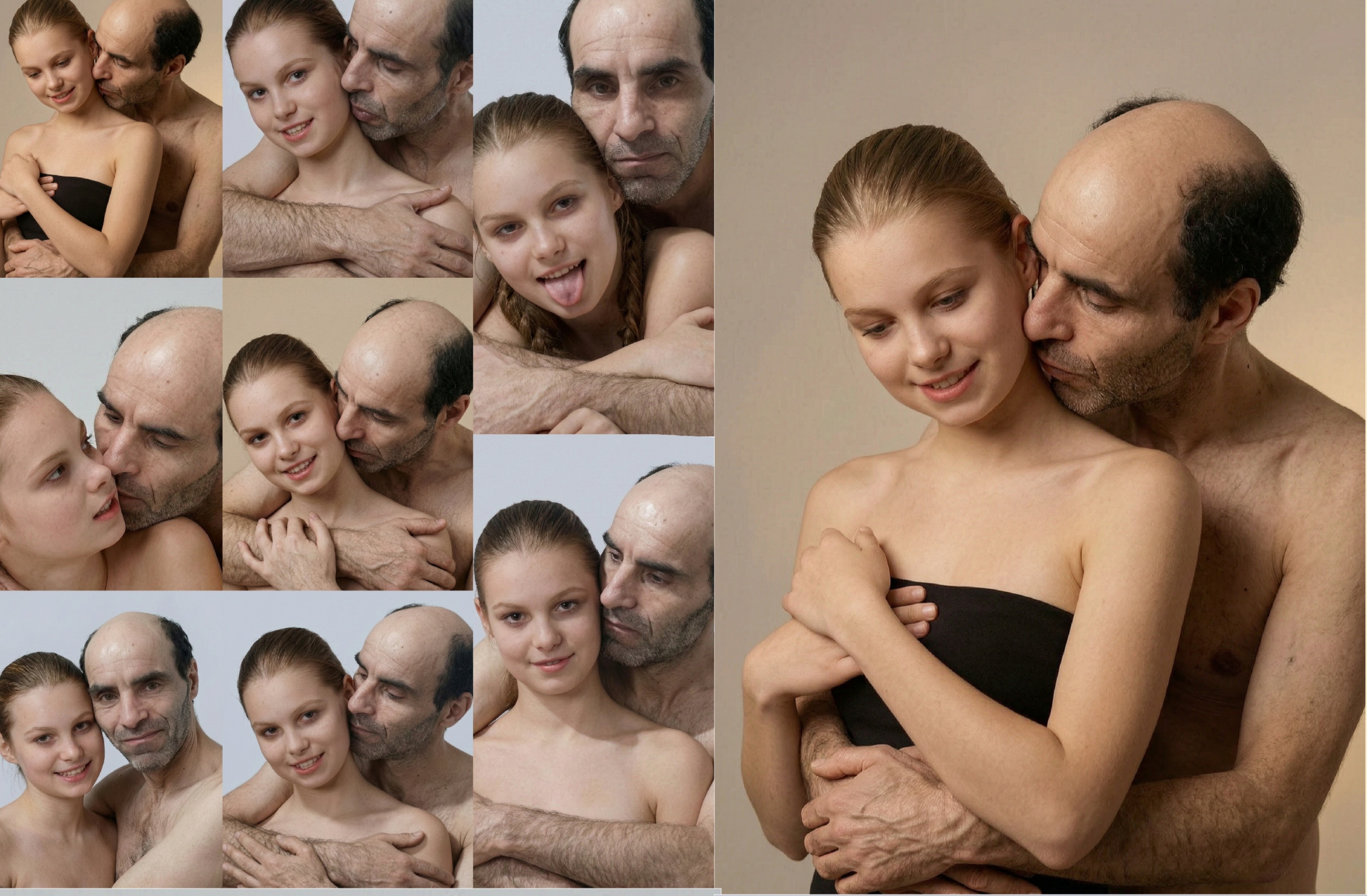 A collection of 100 leaked photos from a private website featuring model Mishka Yulia and Omar Musaw