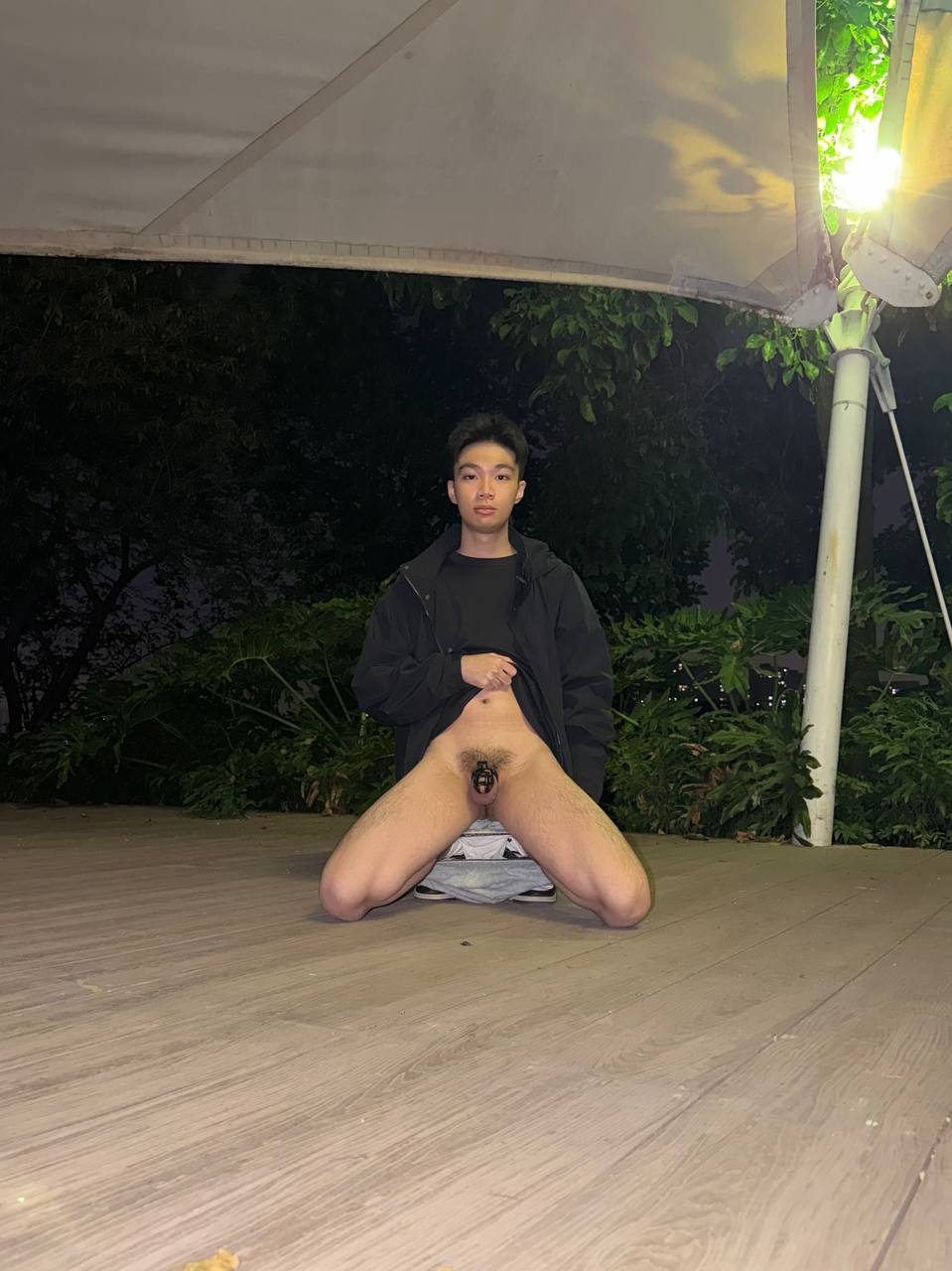 asian faggot huang tianming