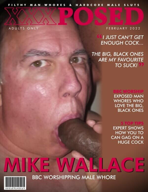 Kneel4bbc exposed faggot cocksucker magazine