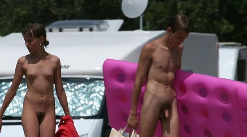 He's So Uncomfortable, Walking Naked With Girl!