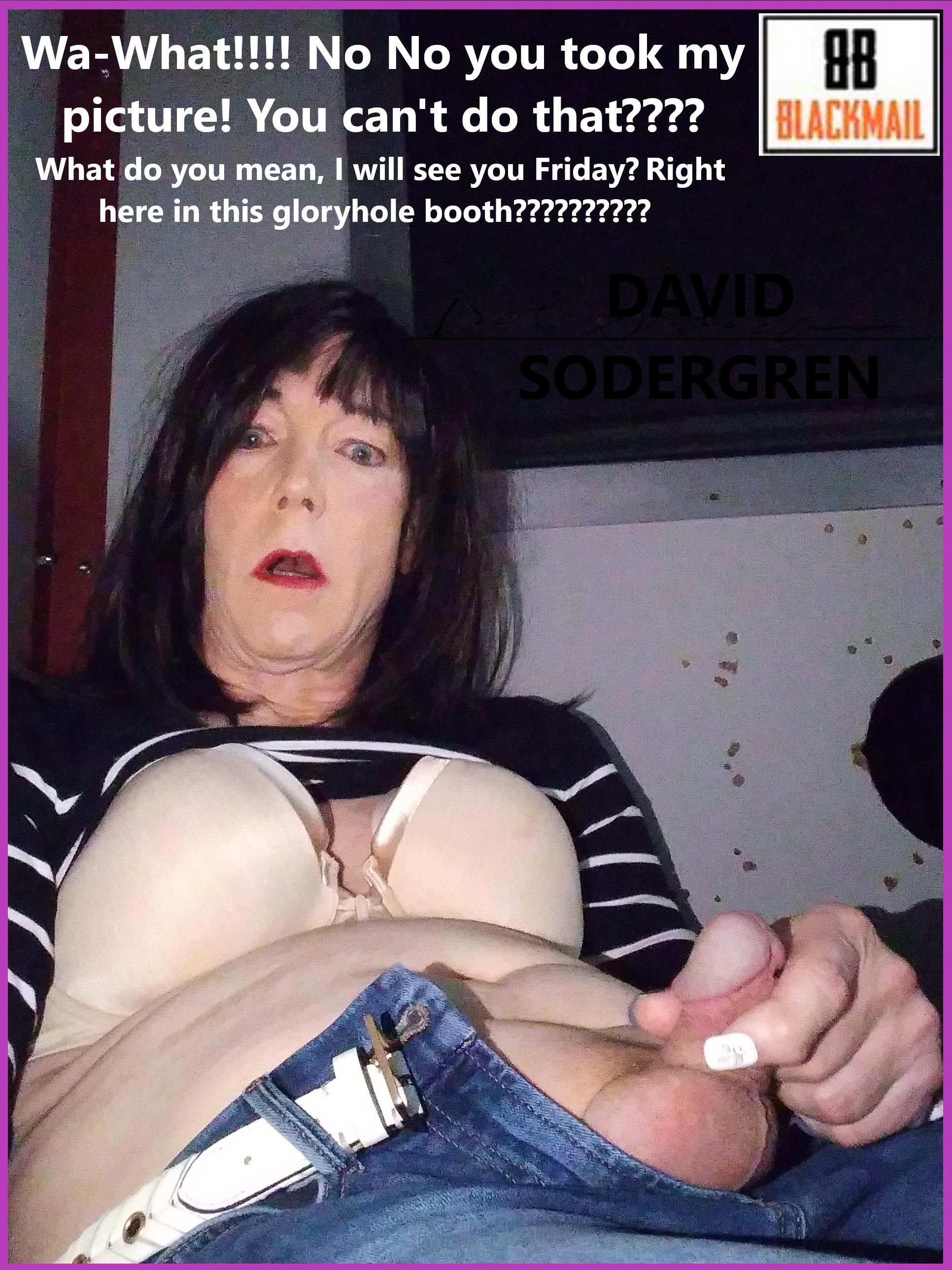 Wa What! You Took My Picture black Tara McLovin Bob Sodergren with full DS included