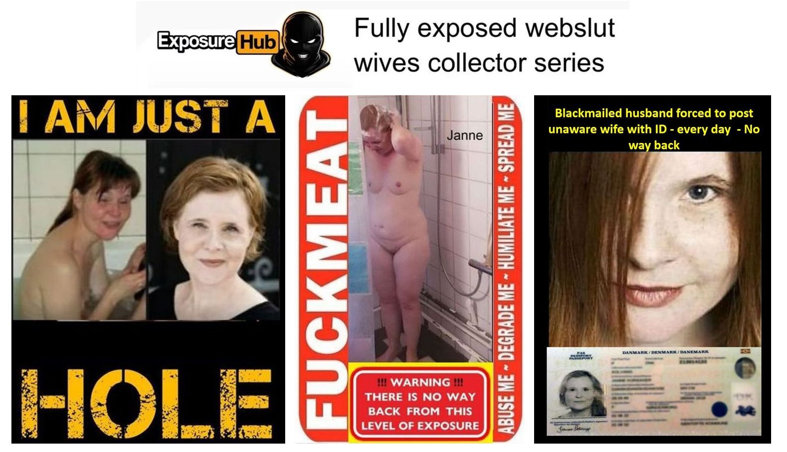 Exposure Hub webslut unaware fully exposed