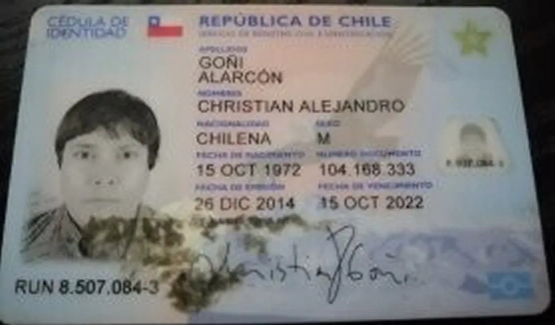 Christian Goni clean ID fully outed - what a faggot