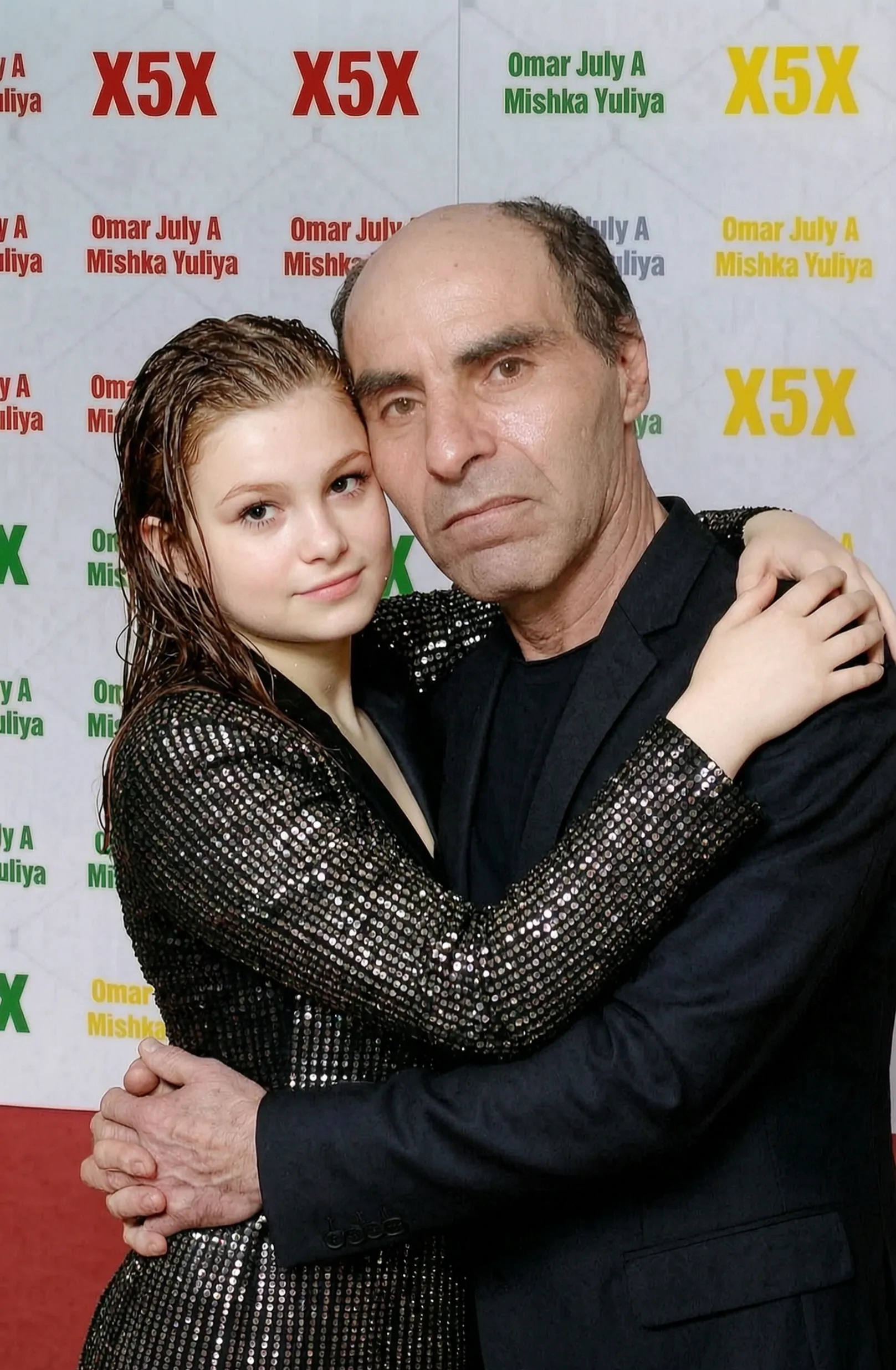Leaked pornographic photos of Omar and model Mishka Yulia from 2006-2009. From the website x5x 