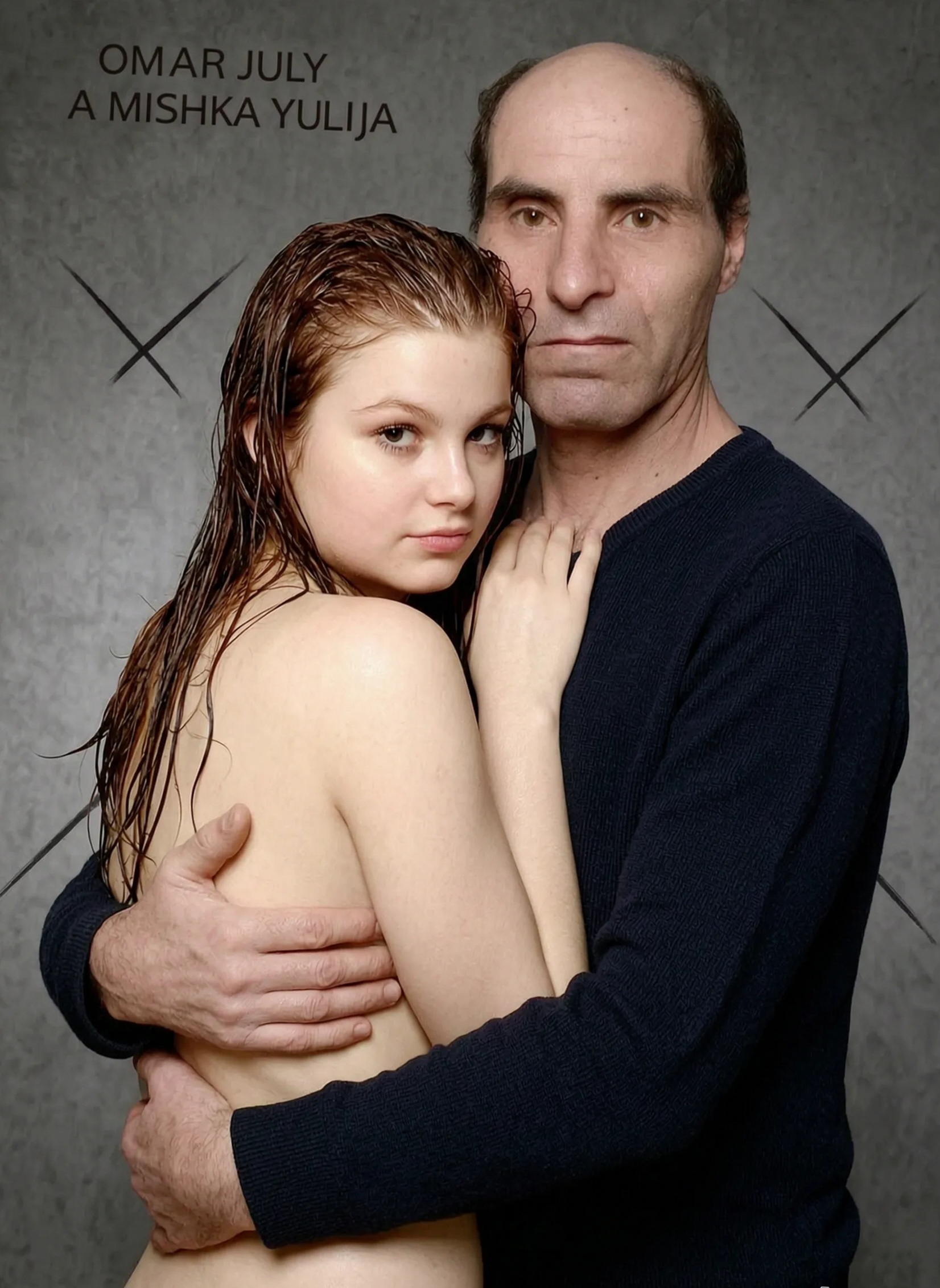 Leaked pornographic photos of Omar and model Mishka Yulia from 2006-2009. From the website x5x 