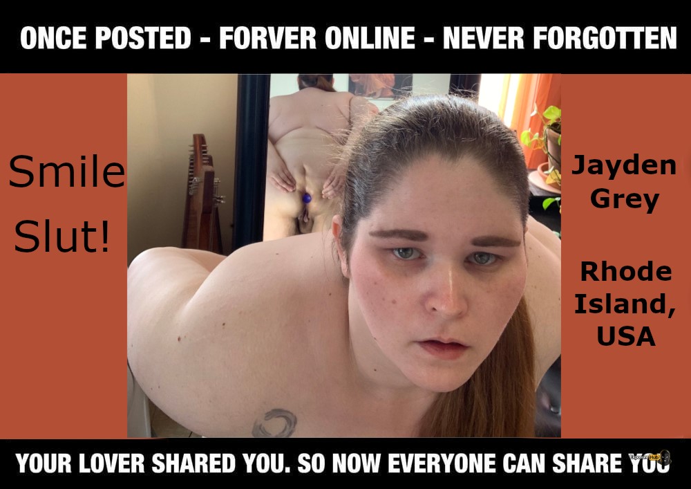 Jayden Grey exposed as a good slut