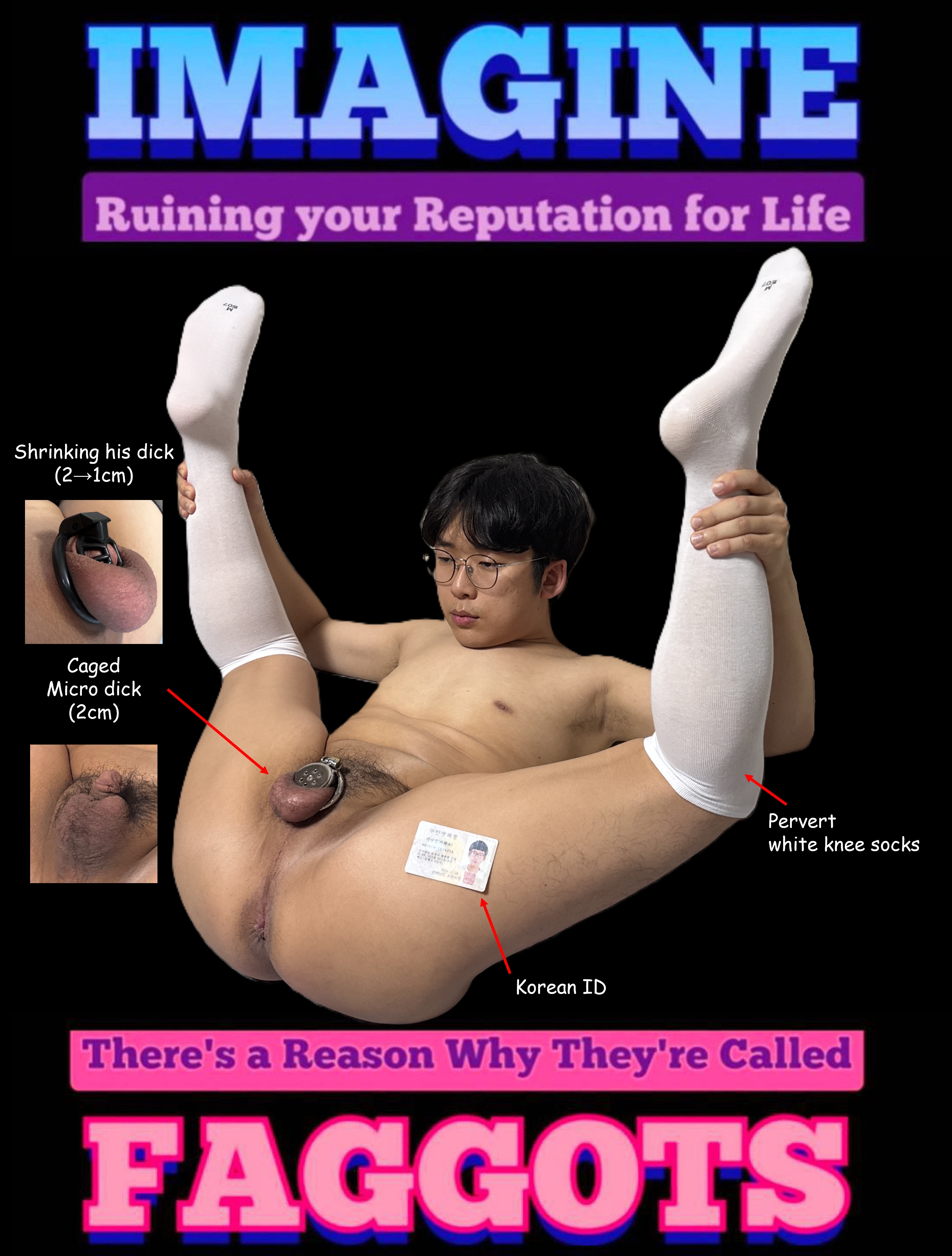 korean pervert small dick faggot meme