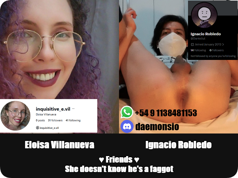Ignacio Robledo exposed faggot