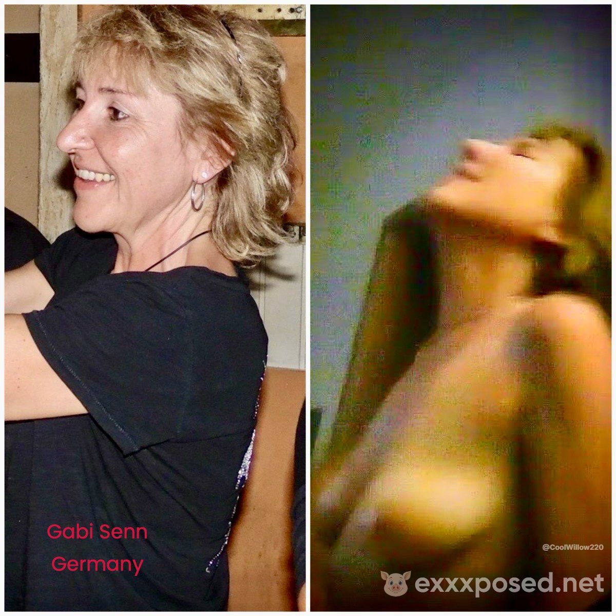 Gabi Senn unaware exposed webslut