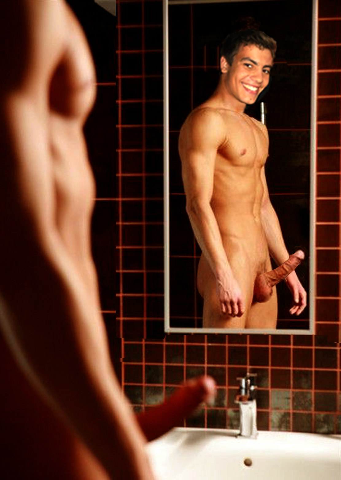 in the mirror