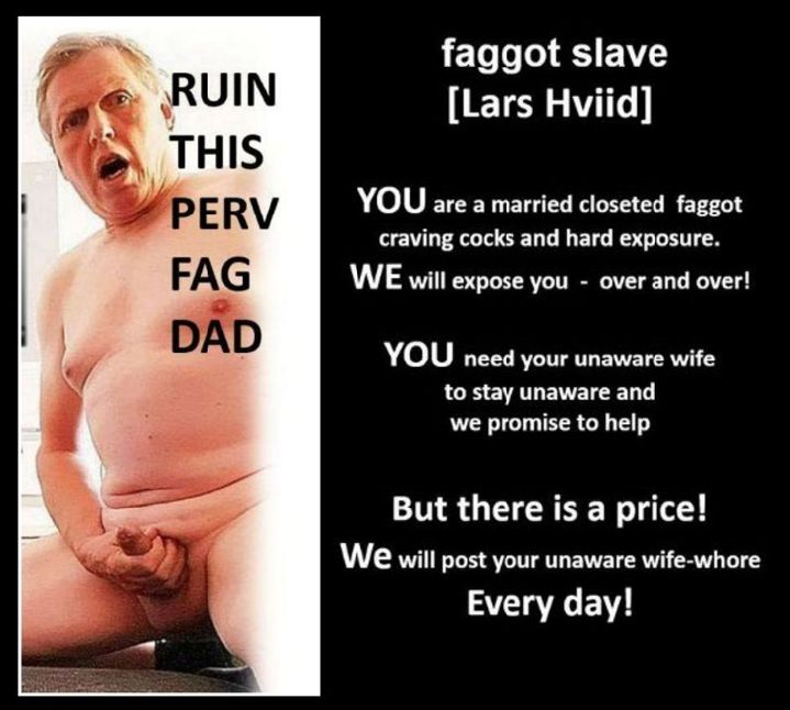 Married Fag Lars has to show everything