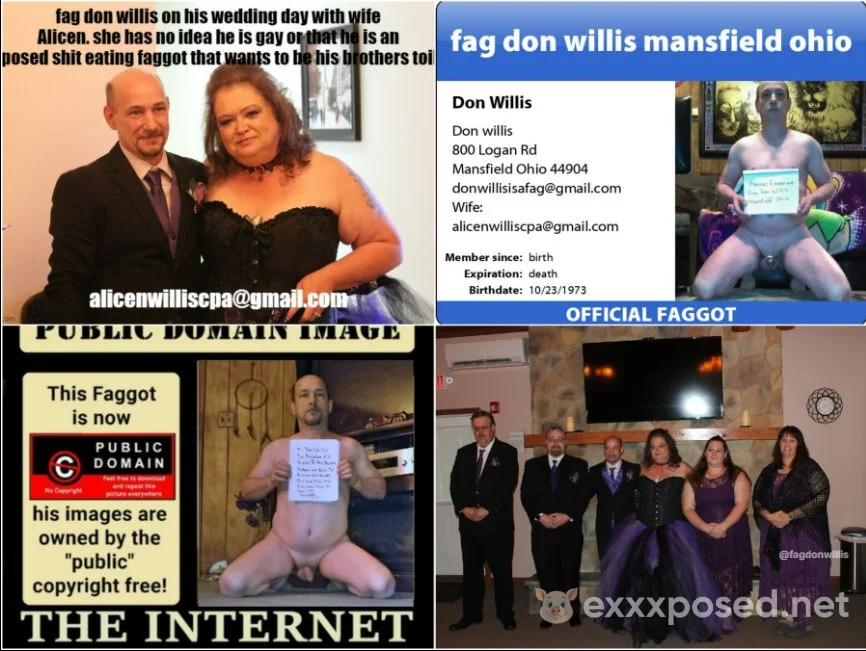 The outing of Fag Don Willis and wife