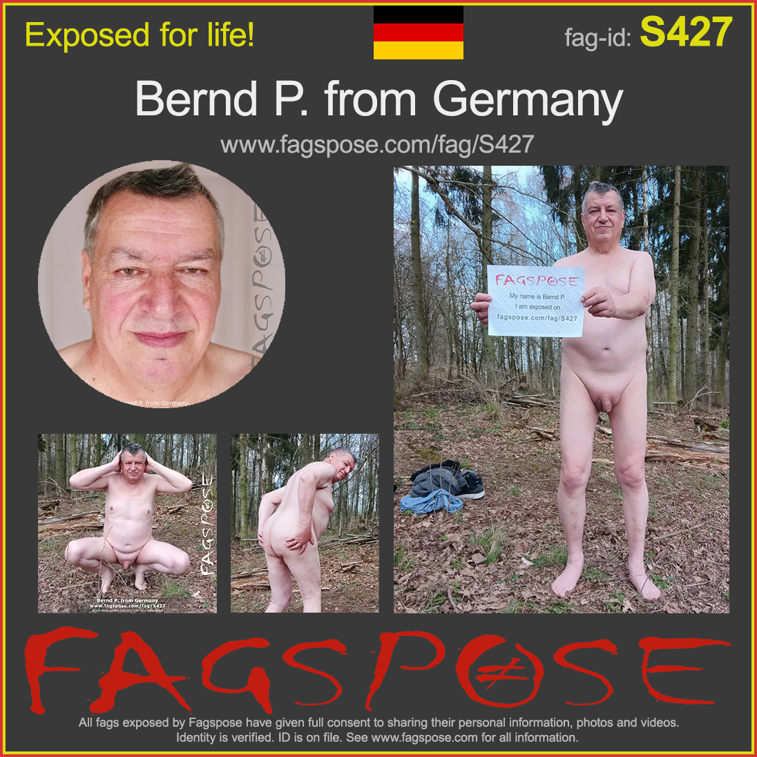 Bernd P. exposed for life Fagspose S427