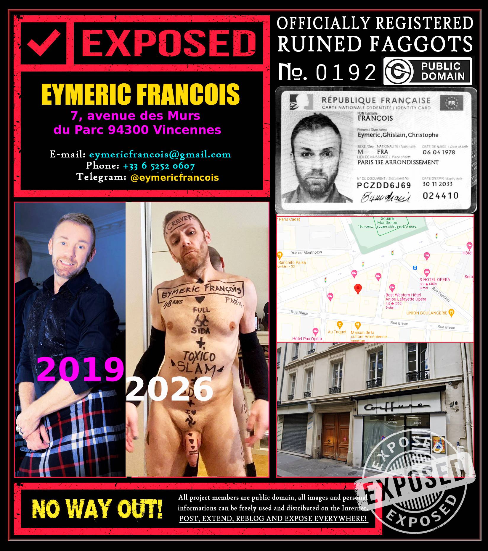 #eymericfrancoisexposedslut