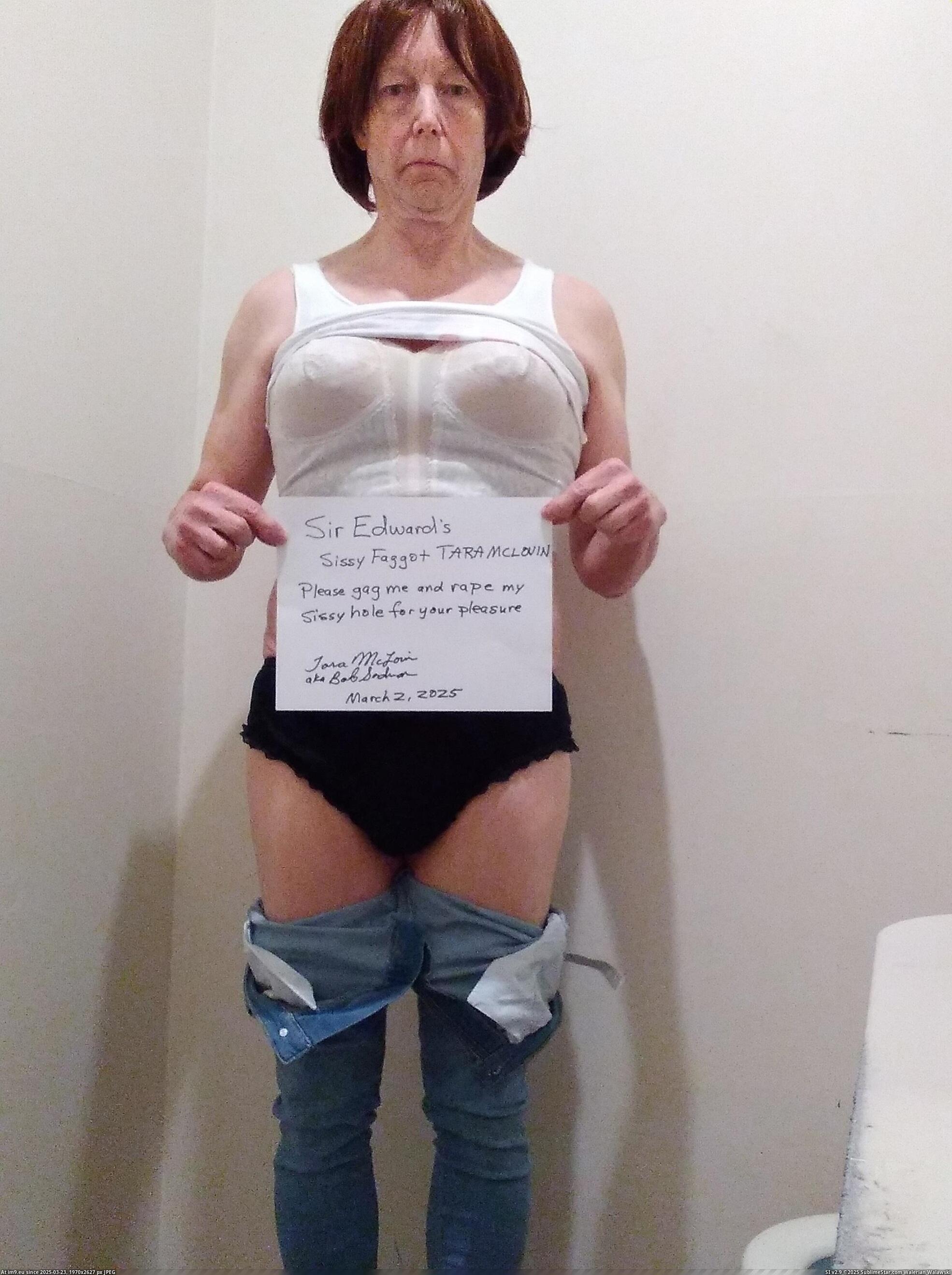Bob Sodergren Faggot Tara McLovin wears playtex bras girdle panty