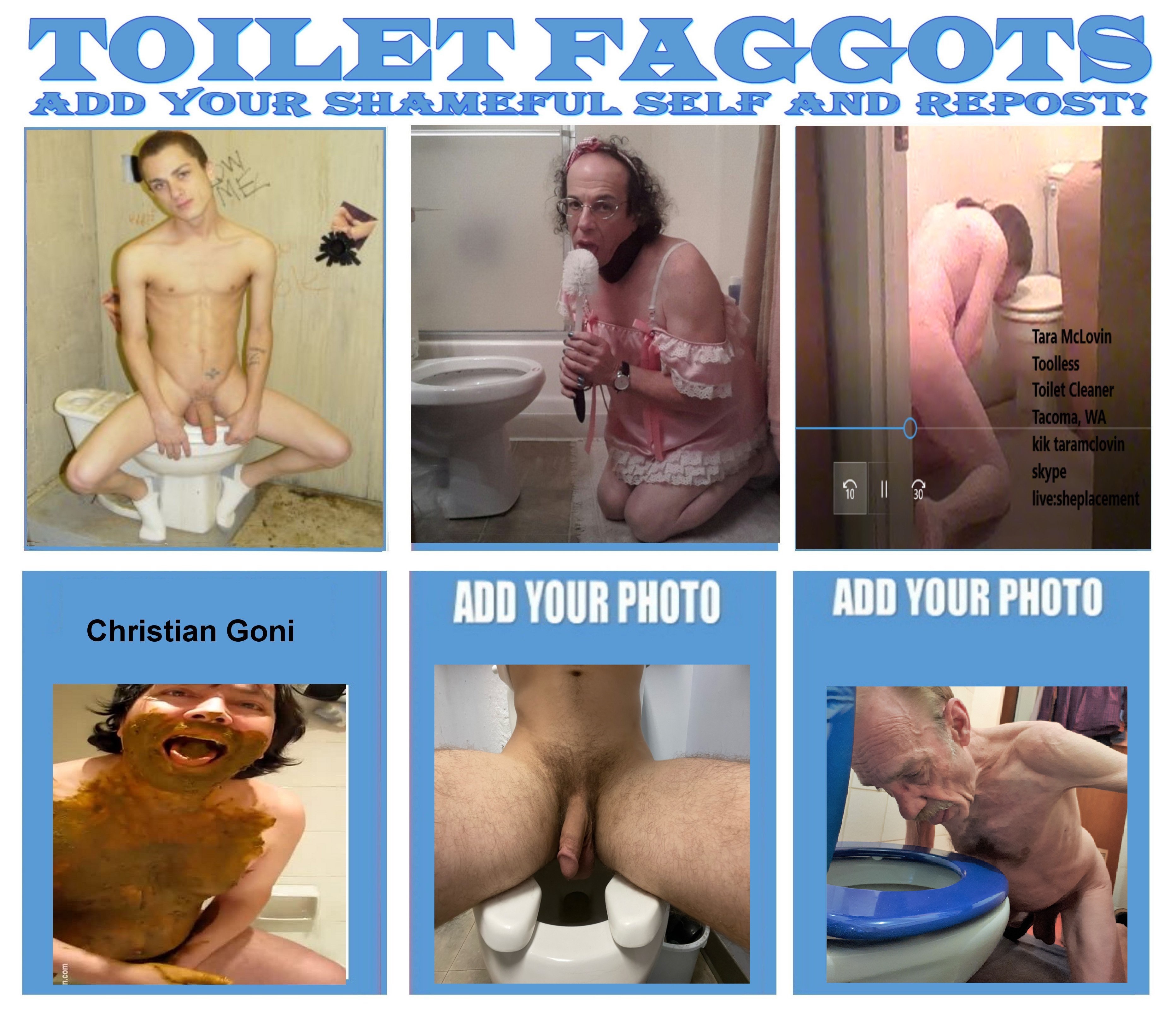 TOILET FAGGOTS Outed