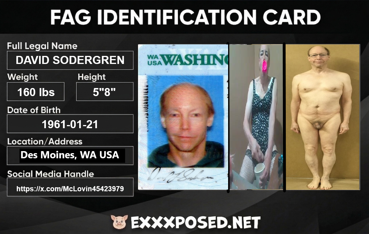 exxxposed.net Fag Identification Card id DAVID SODERGREN