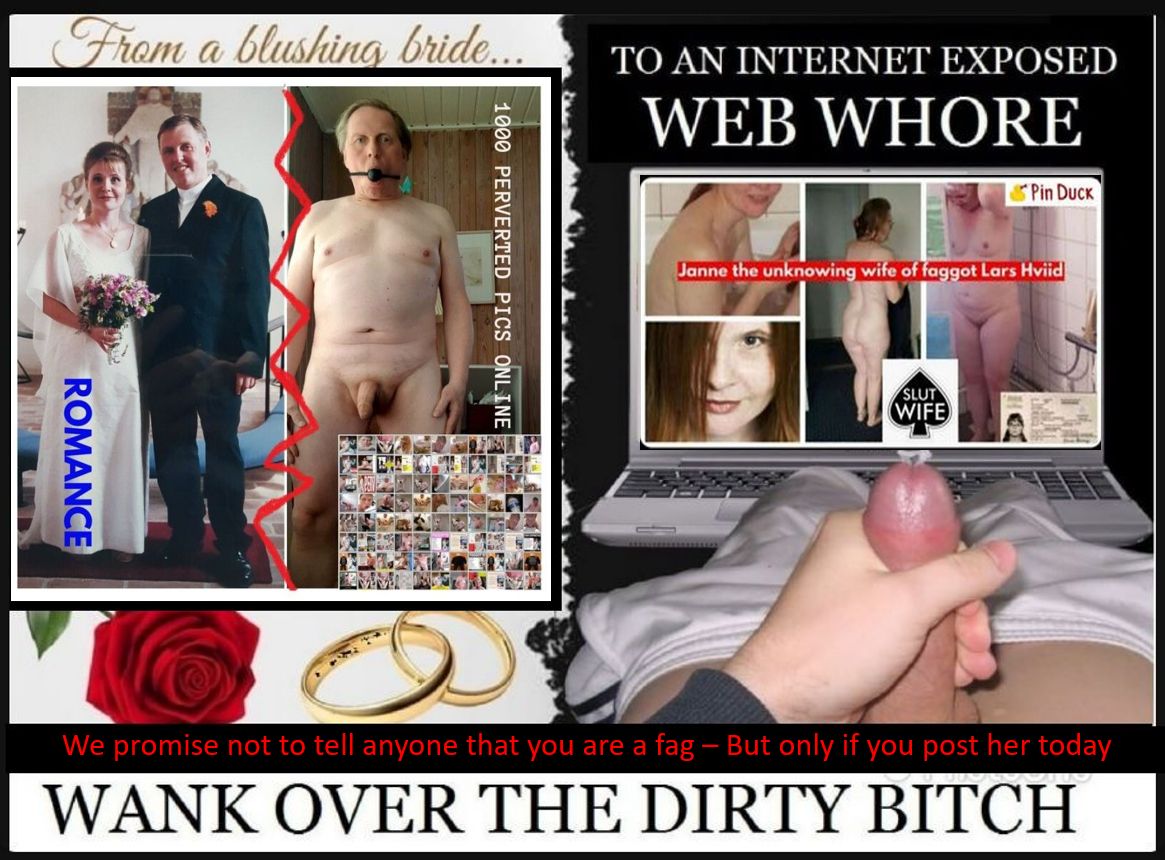 Unaware Janne exposed by fag husband Lars Hviid