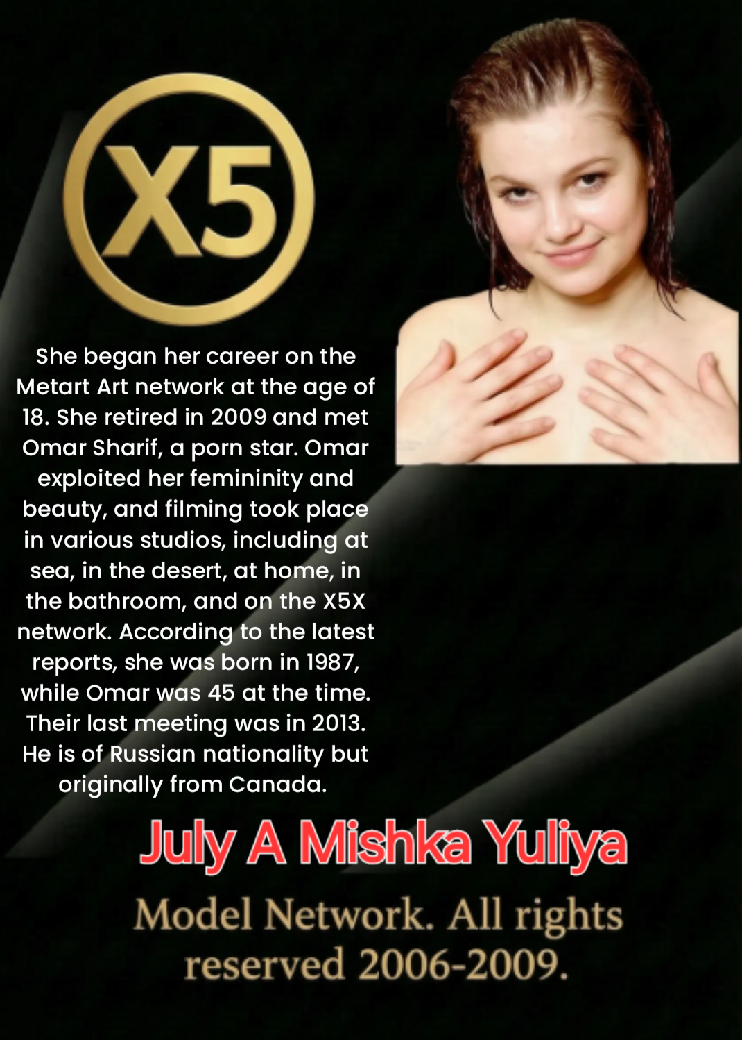x5x network leaks. Omar July A Mishka Yuliya. 2006-2009 