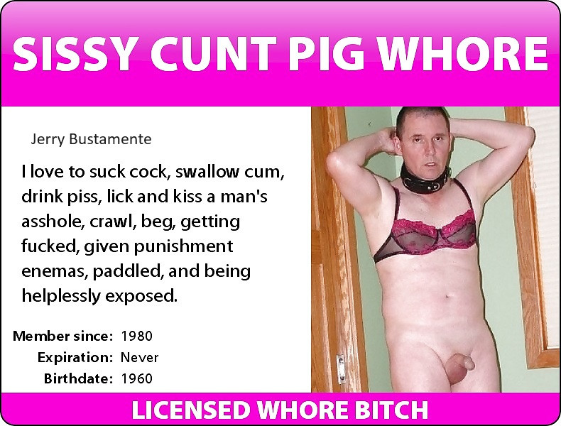 Sissy Cunt Pig Whore Outted