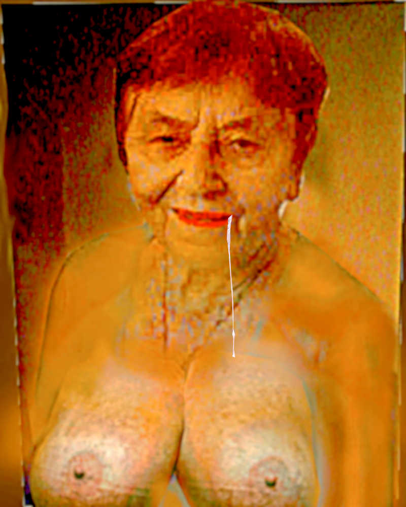 Mama Ruth Hüttner zeigt nackt ihren Blasmund und die dicken Ficktitten