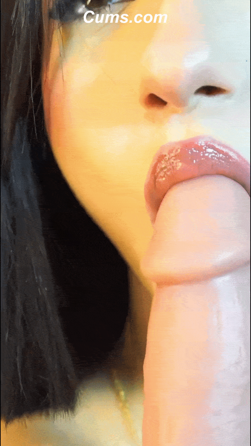 Close Up Sucking This Dildo For You